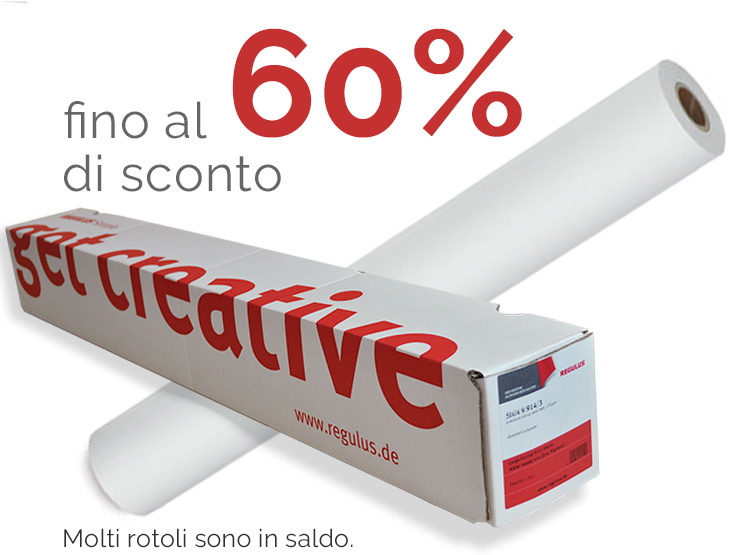 Offriamo un'ampia gamma di rotoli di supporti a prezzi scontati.