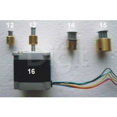 Teeth wheel T5/10/12 for axis Y