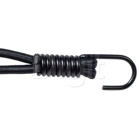 BannaBungee fém kampós ponyvarögzítő gumi (15 cm, fekete)