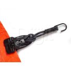 BannaBungee fém kampós ponyvarögzítő gumi (15 cm, fekete)