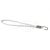 BannaBungee Elastic Cord with Hook (white, 25 cm)