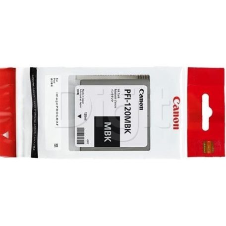 PFI-120MBK matt-fekete (pigmentes) tintakazetta (TM20x/30x) - 130ml