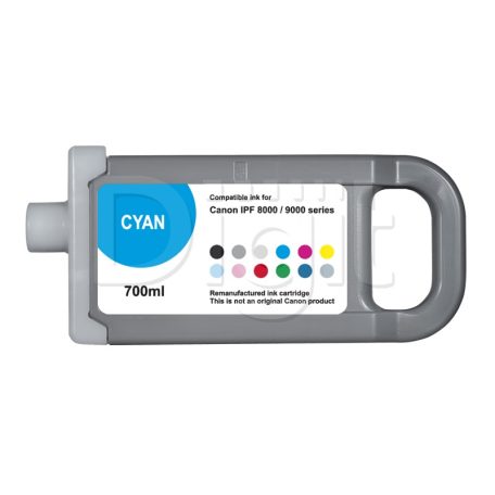 Colormagic 700 ml Cyan Ink for iPF 8000/8000S/8100