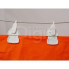 Šekel plast biely [10 ks]