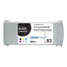 HP 83 compatible Black UV Ink for DJ 5000/5500