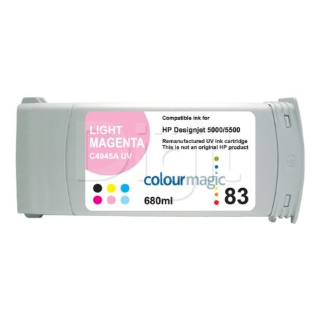 HP 83 compatible Light Magenta UV Ink for DJ 5000/5500