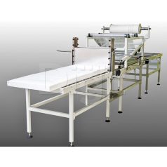   Stroj na nanášanie penovej vrstvy s aplikátorom sieťoviny