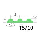 Correa dentada T5/10