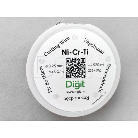 Rezací drôt Ni-Cr-Ti 0.25 mm [520 m]